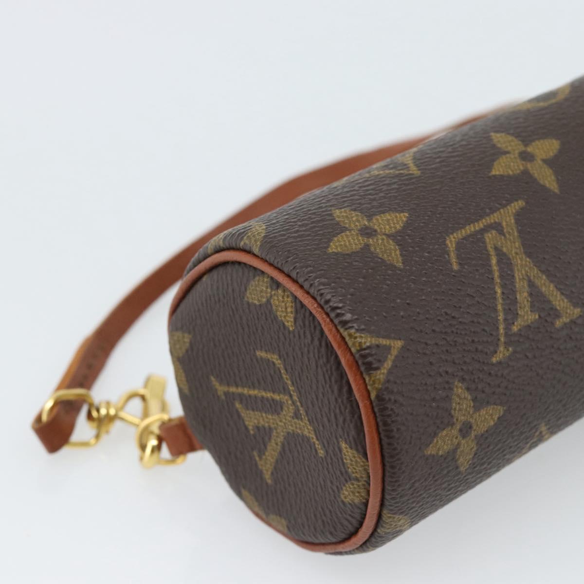 LOUIS VUITTON Monogram Papillon Pouch LV Auth 184339