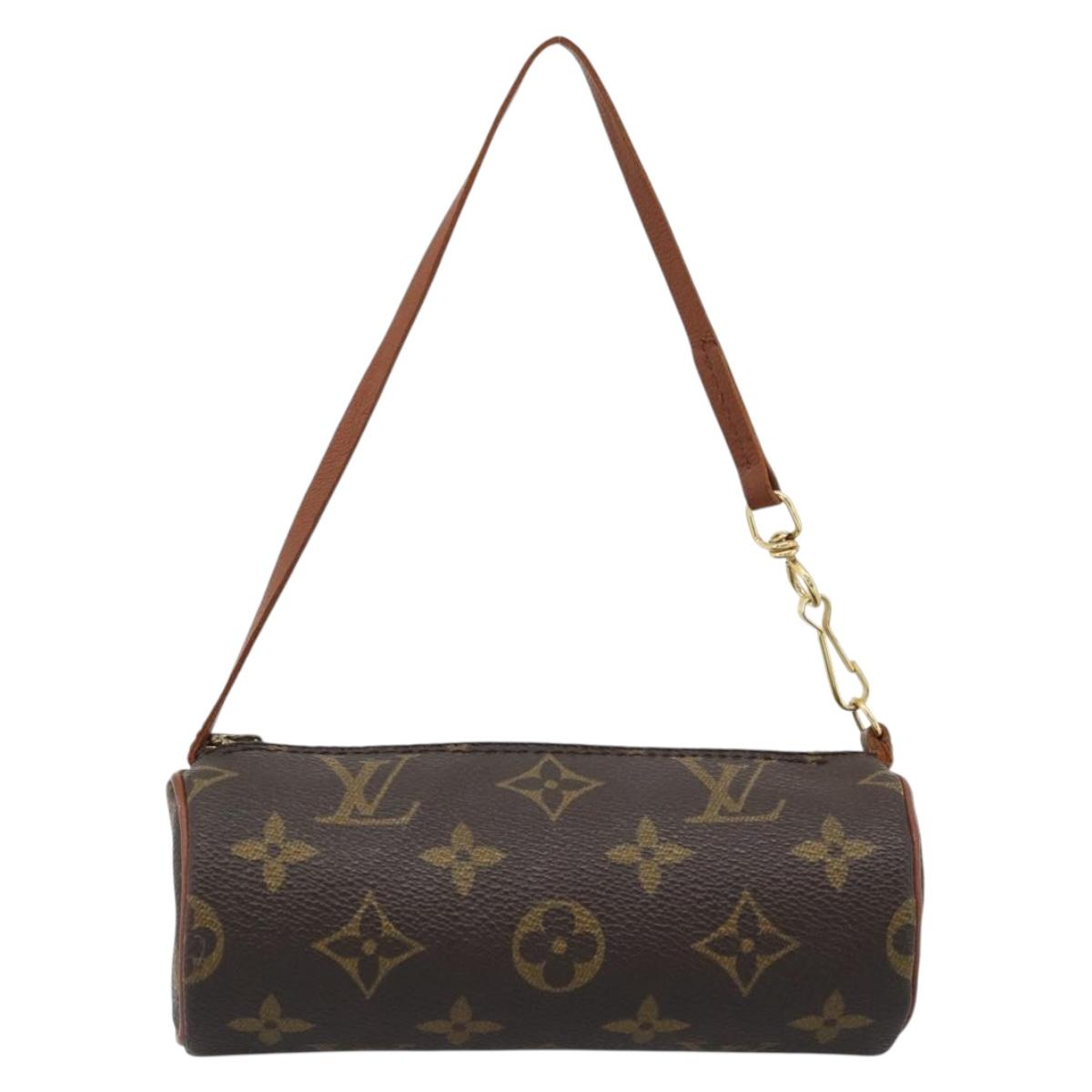 LOUIS VUITTON Monogram Papillon Pouch LV Auth 184339