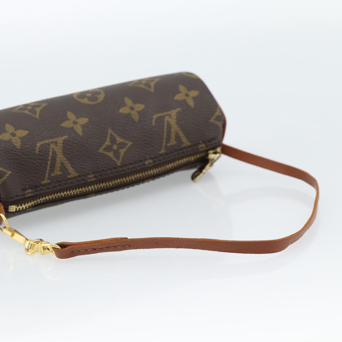 LOUIS VUITTON Monogram Papillon Pouch LV Auth 184339