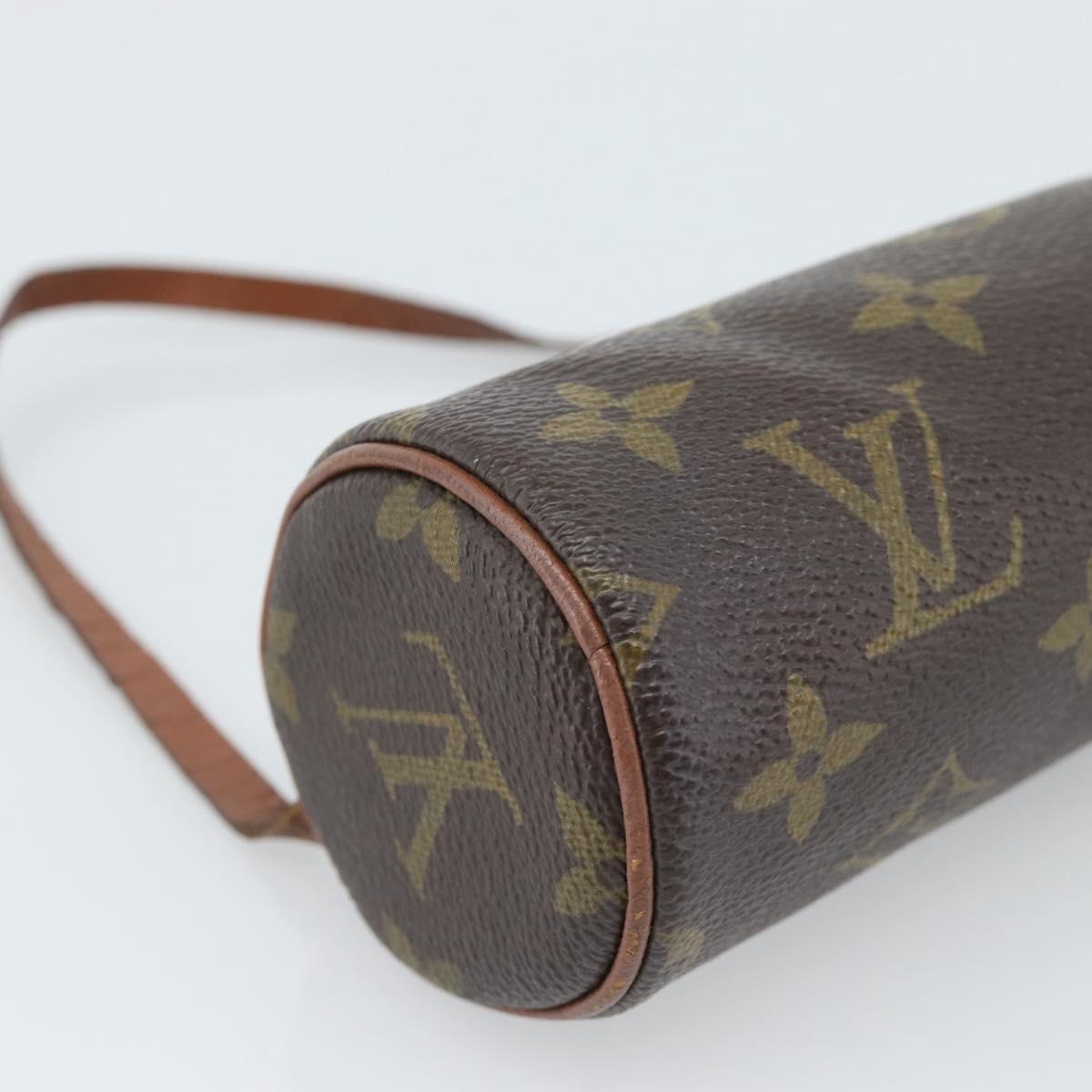 LOUIS VUITTON Monogram Papillon Pouch LV Auth 184340