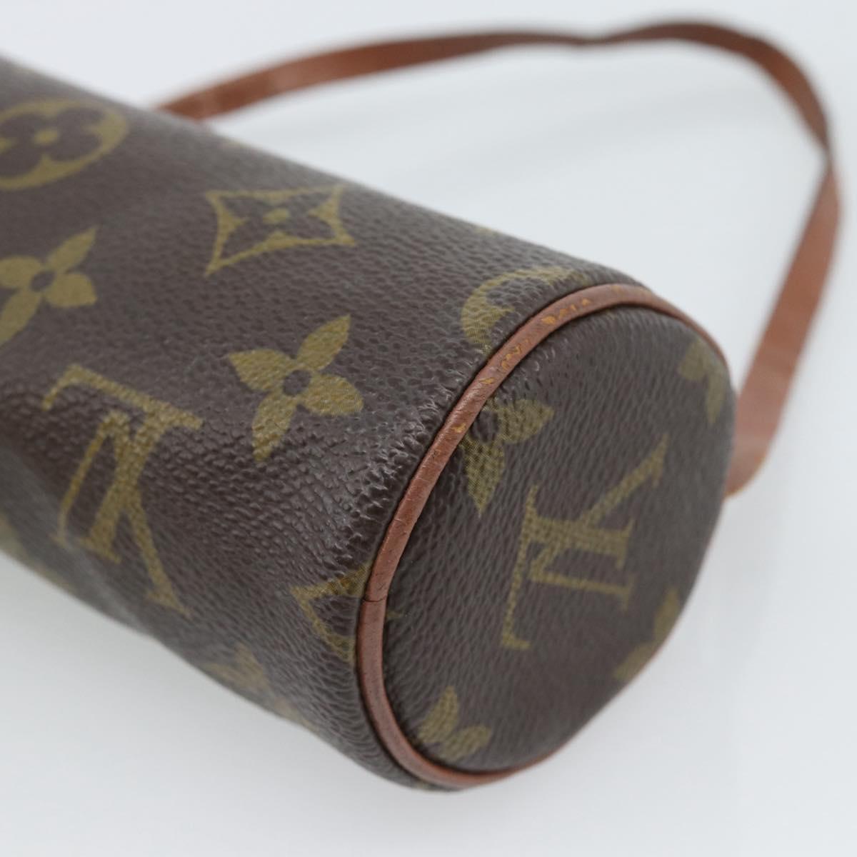 LOUIS VUITTON Monogram Papillon Pouch LV Auth 184340
