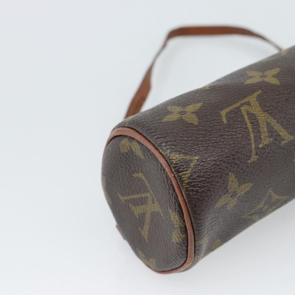 LOUIS VUITTON Monogram Papillon Pouch LV Auth 184340