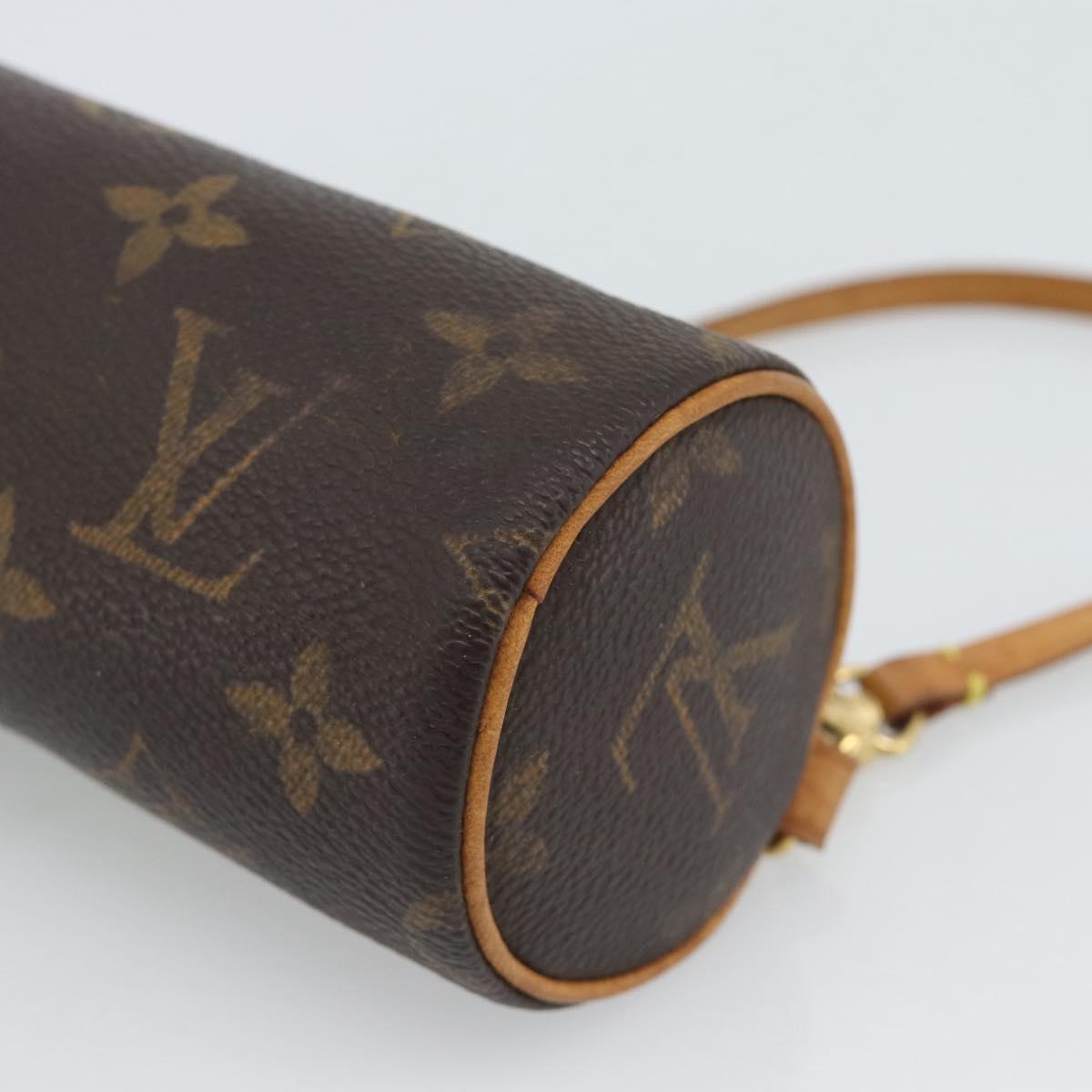 LOUIS VUITTON Monogram Papillon Pouch LV Auth 184342