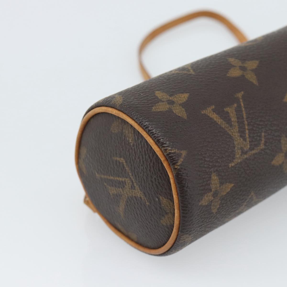 LOUIS VUITTON Monogram Papillon Pouch LV Auth 184342