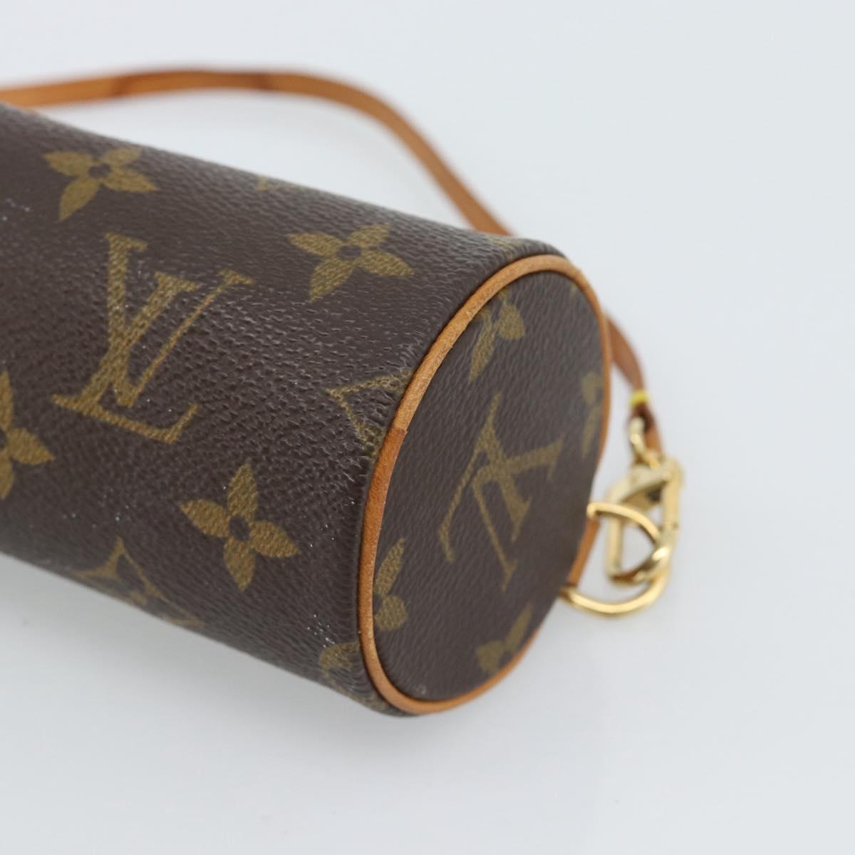 LOUIS VUITTON Monogram Papillon Pouch LV Auth 184343