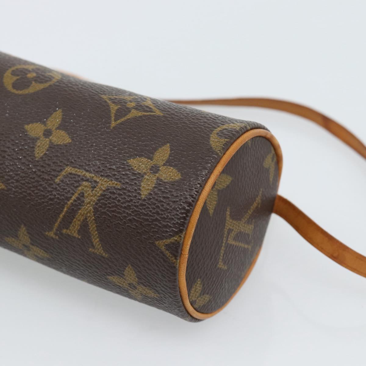 LOUIS VUITTON Monogram Papillon Pouch LV Auth 184343