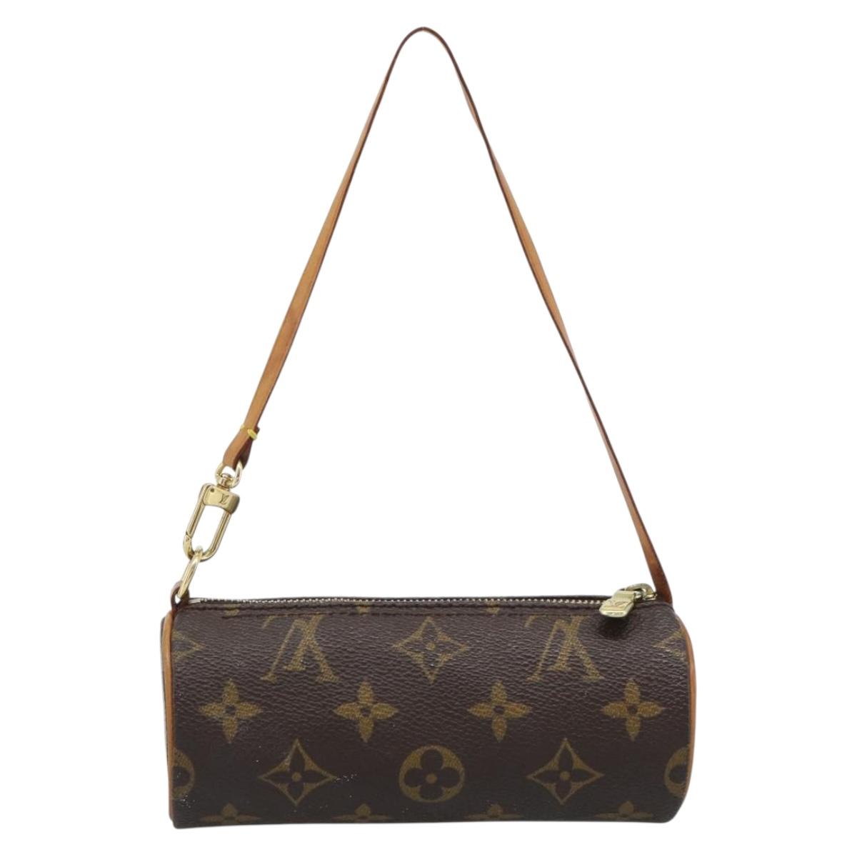 LOUIS VUITTON Monogram Papillon Pouch LV Auth 184343
