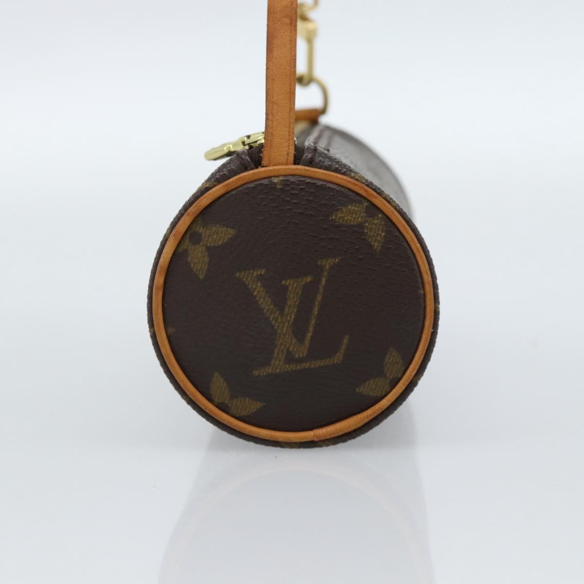 LOUIS VUITTON Monogram Papillon Pouch LV Auth 184343