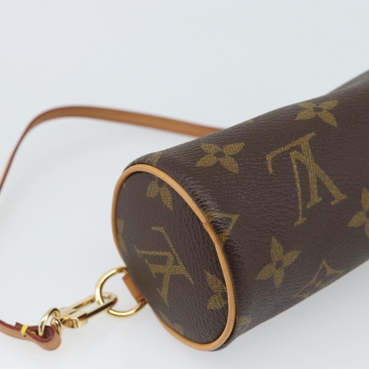 LOUIS VUITTON Monogram Papillon Pouch LV Auth 184345V