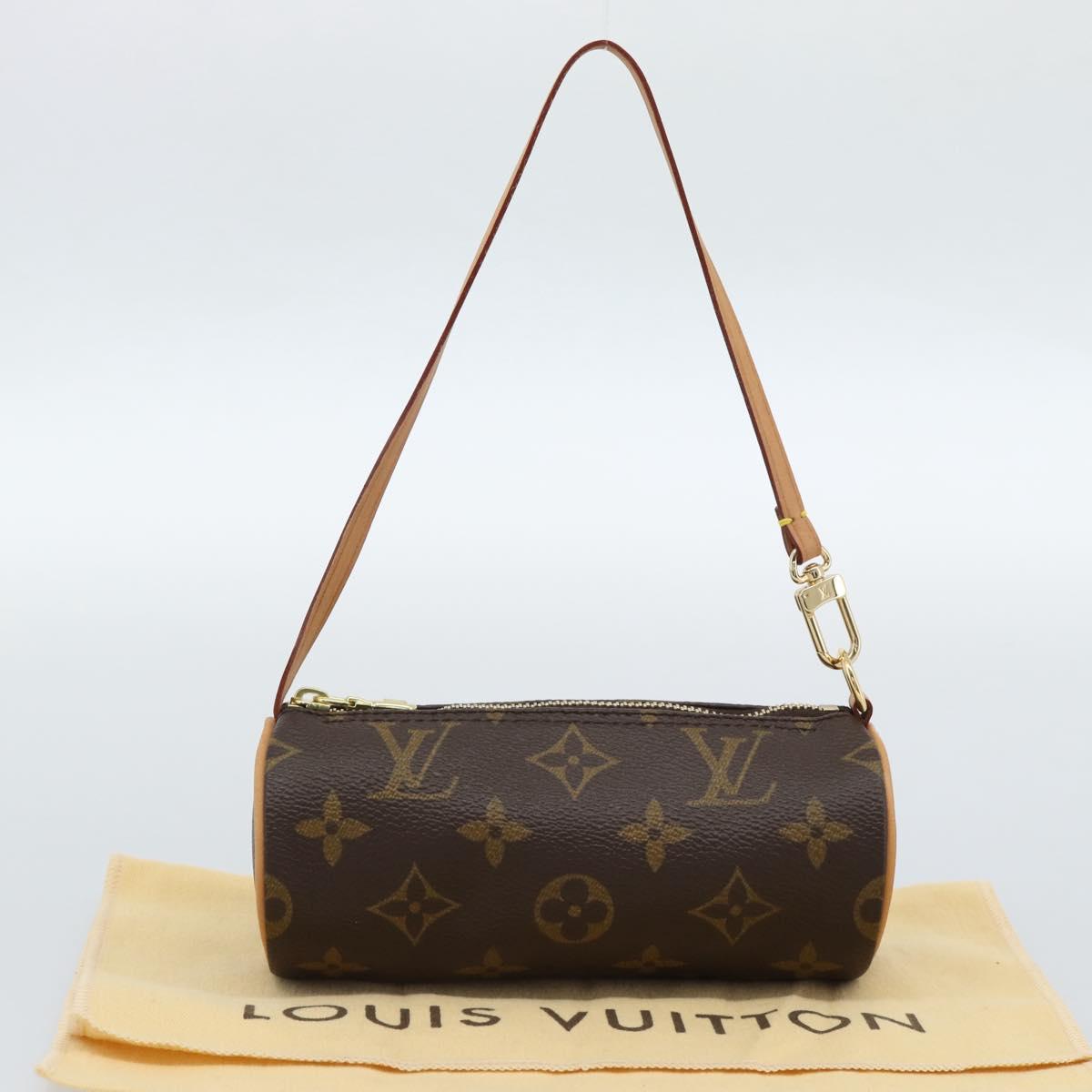 LOUIS VUITTON Monogram Papillon Pouch LV Auth 184345V
