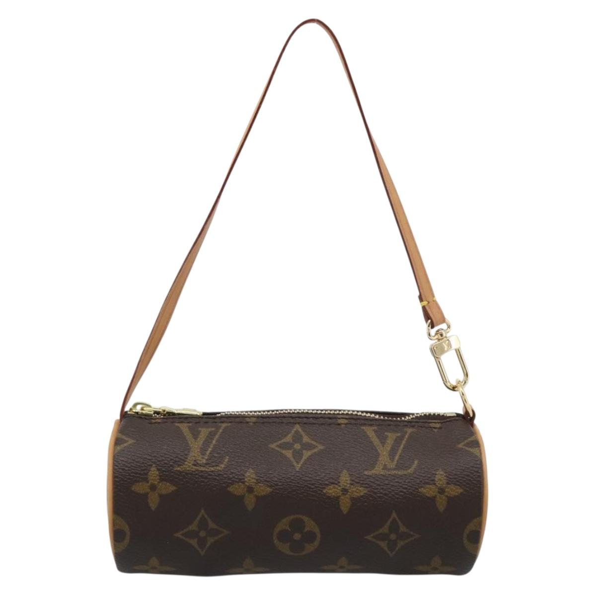 LOUIS VUITTON Monogram Papillon Pouch LV Auth 184345V