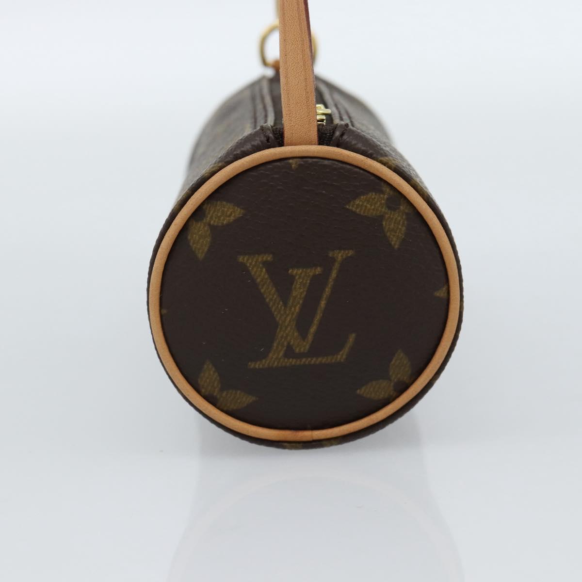 LOUIS VUITTON Monogram Papillon Pouch LV Auth 184345V
