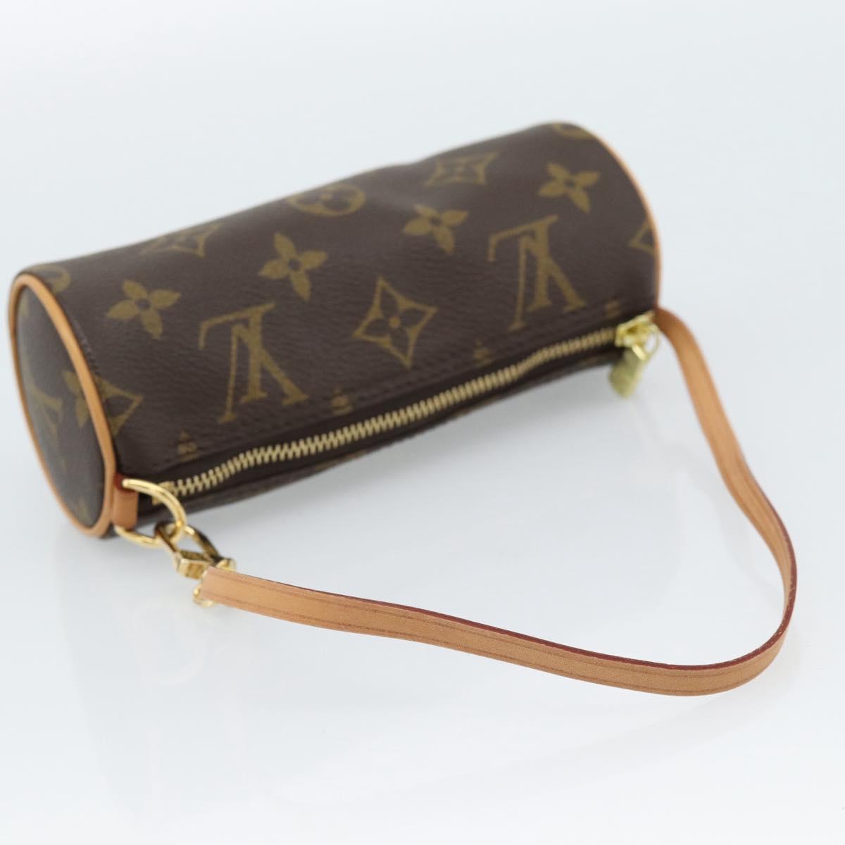 LOUIS VUITTON Monogram Papillon Pouch LV Auth 184345V