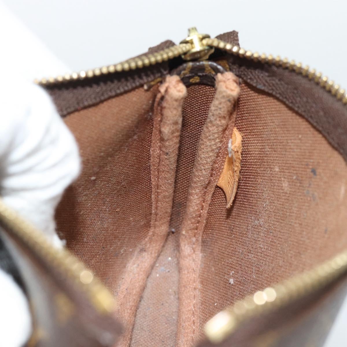 LOUIS VUITTON Monogram Mini Pochette Accessoires Pouch N41667 LV Auth 184348A