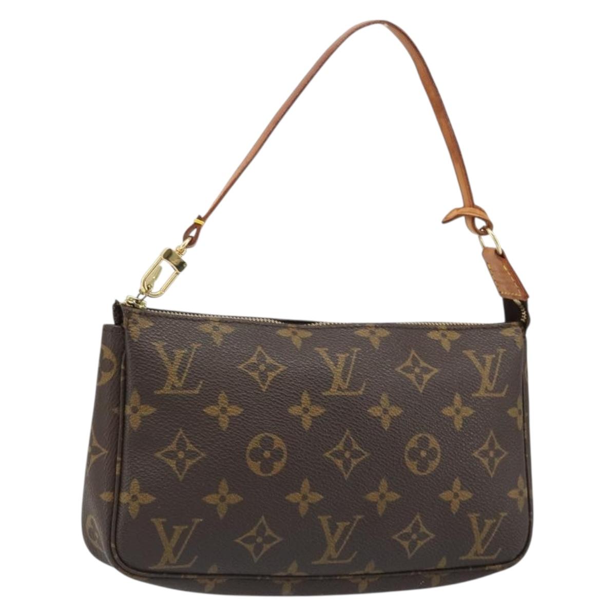 LOUIS VUITTON Monogram Pochette Accessoires Accessory Pouch M51980 Auth 184349A
