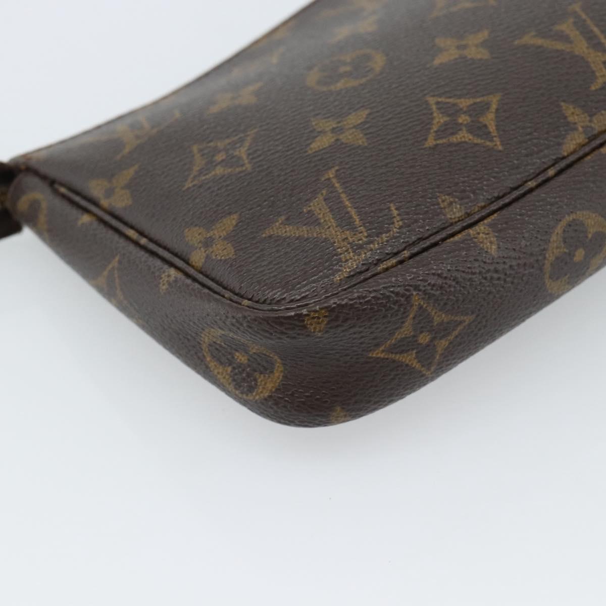 LOUIS VUITTON Monogram Pochette Accessoires Pouch M51980 LV Auth 184350