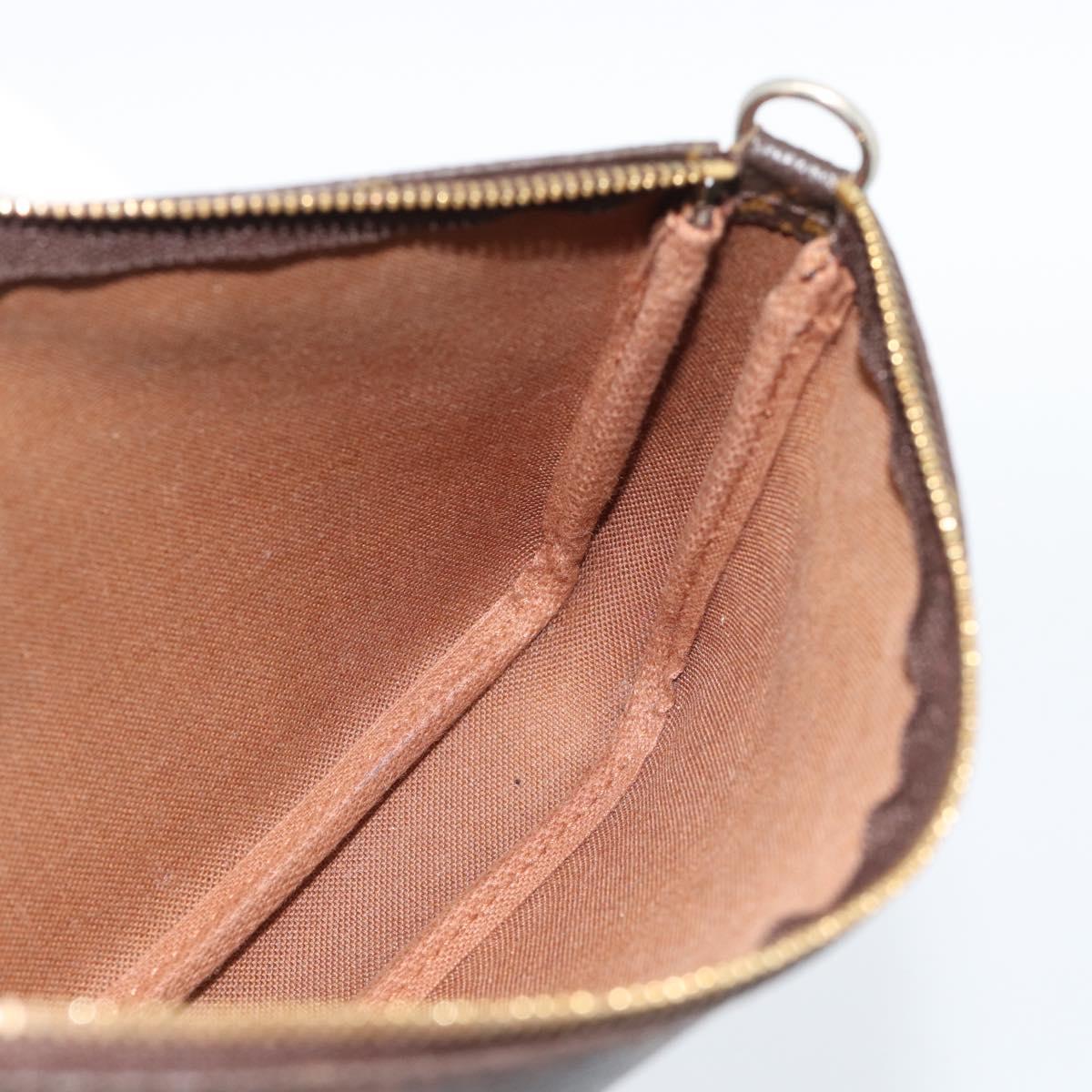 LOUIS VUITTON Monogram Pochette Accessoires Pouch M51980 LV Auth 184350