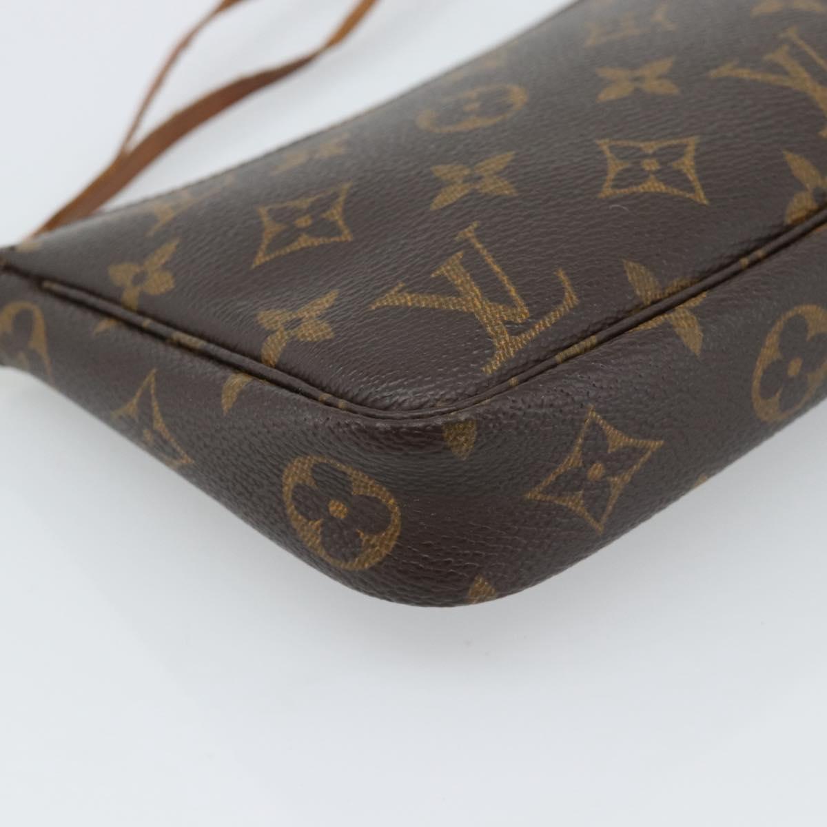 LOUIS VUITTON Monogram Pochette Accessoires Pouch M51980 LV Auth 184353