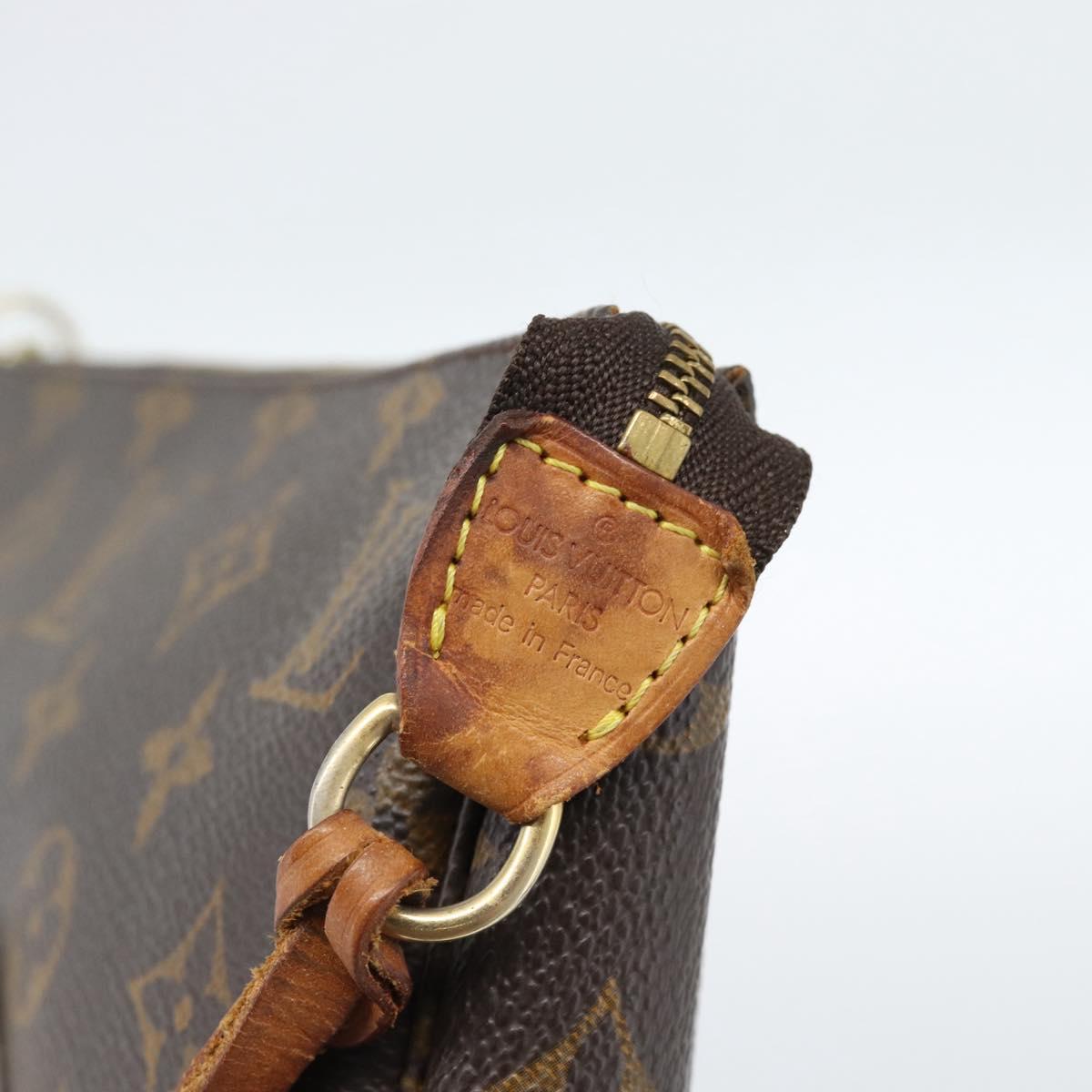 LOUIS VUITTON Monogram Pochette Accessoires Pouch M51980 LV Auth 184353