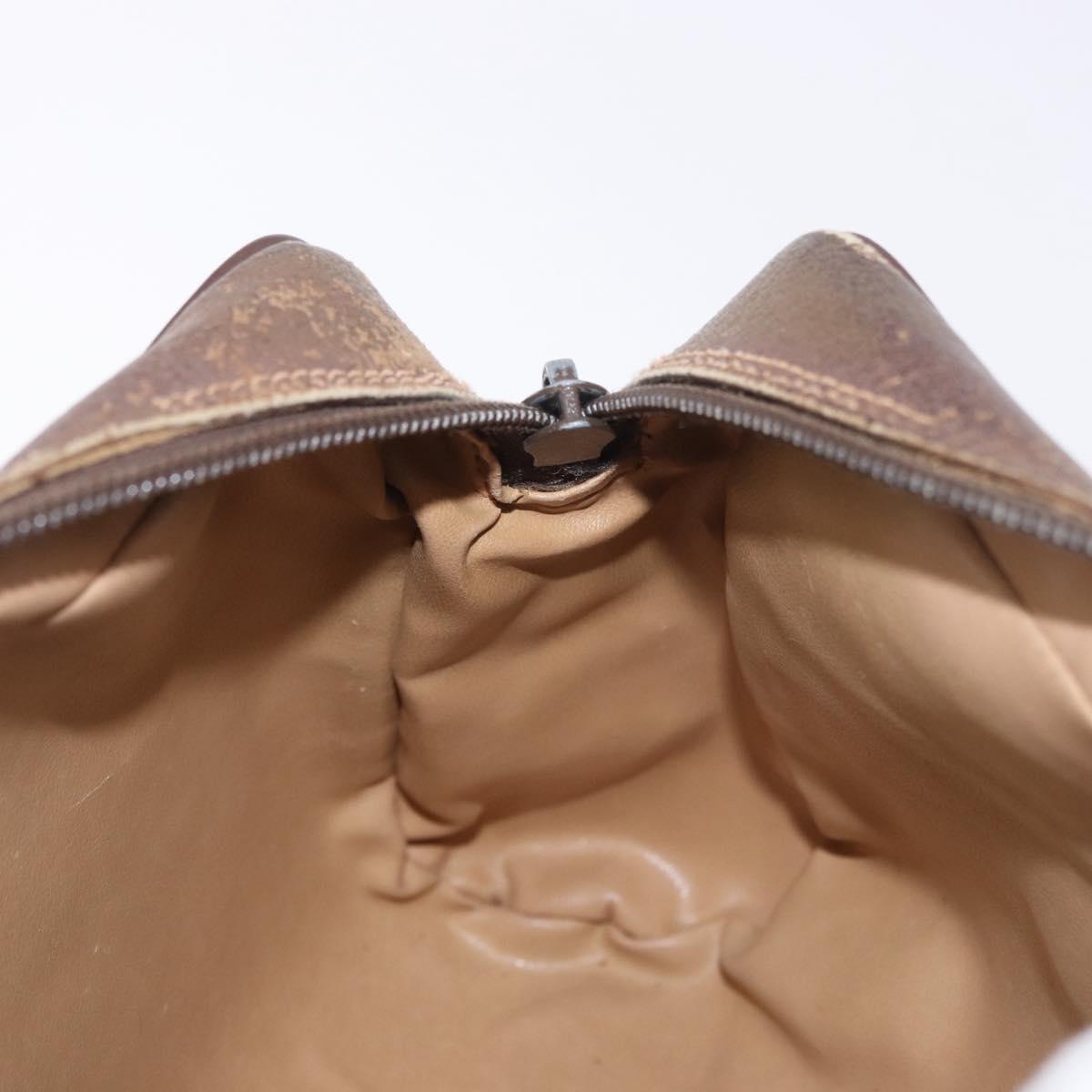 GUCCI GG Supreme Web Sherry Line Bag PVC Beige Gold 001 115 6655 Auth 184355