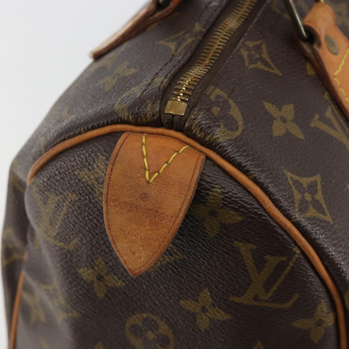 LOUIS VUITTON Monogram Speedy 25 Hand Bag M41528 LV Auth 184357A