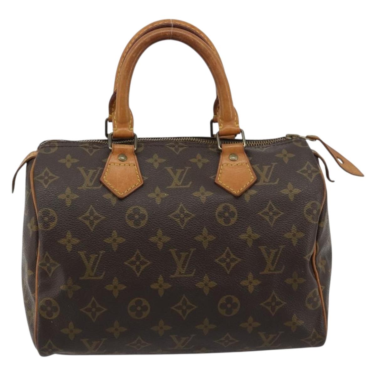 LOUIS VUITTON Monogram Speedy 25 Hand Bag M41528 LV Auth 184357A