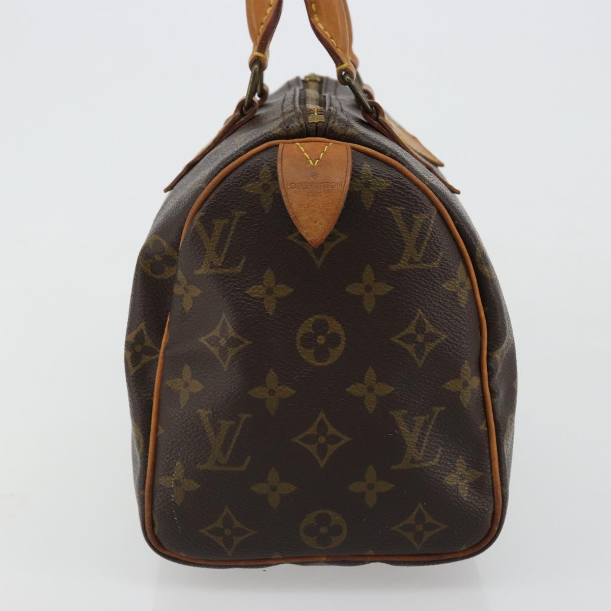 LOUIS VUITTON Monogram Speedy 25 Hand Bag M41528 LV Auth 184357A