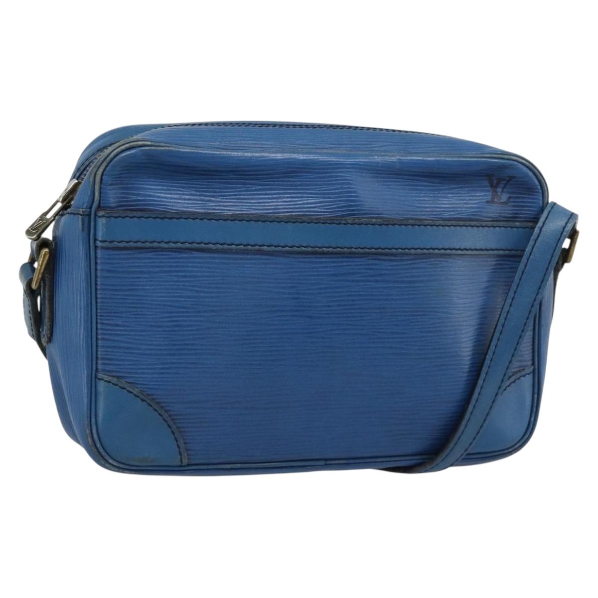 LOUIS VUITTON Epi Trocadero 23 Shoulder Bag Blue M52305 LV Auth 184361