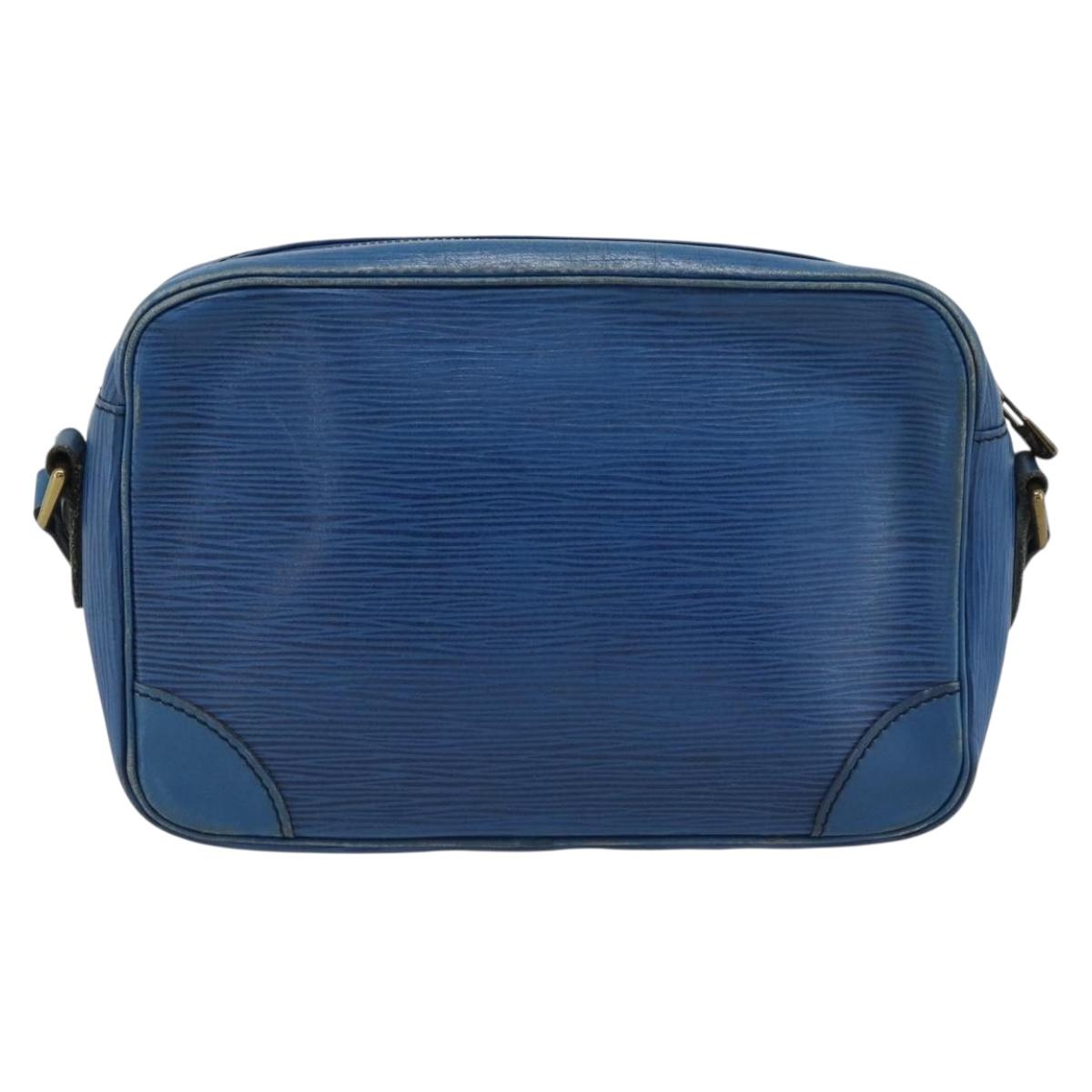 LOUIS VUITTON Epi Trocadero 23 Shoulder Bag Blue M52305 LV Auth 184361