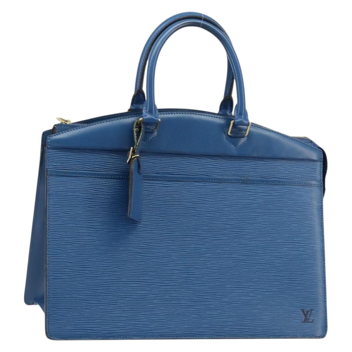 LOUIS VUITTON Epi Riviera Hand Bag Blue M48185 LV Auth 184363