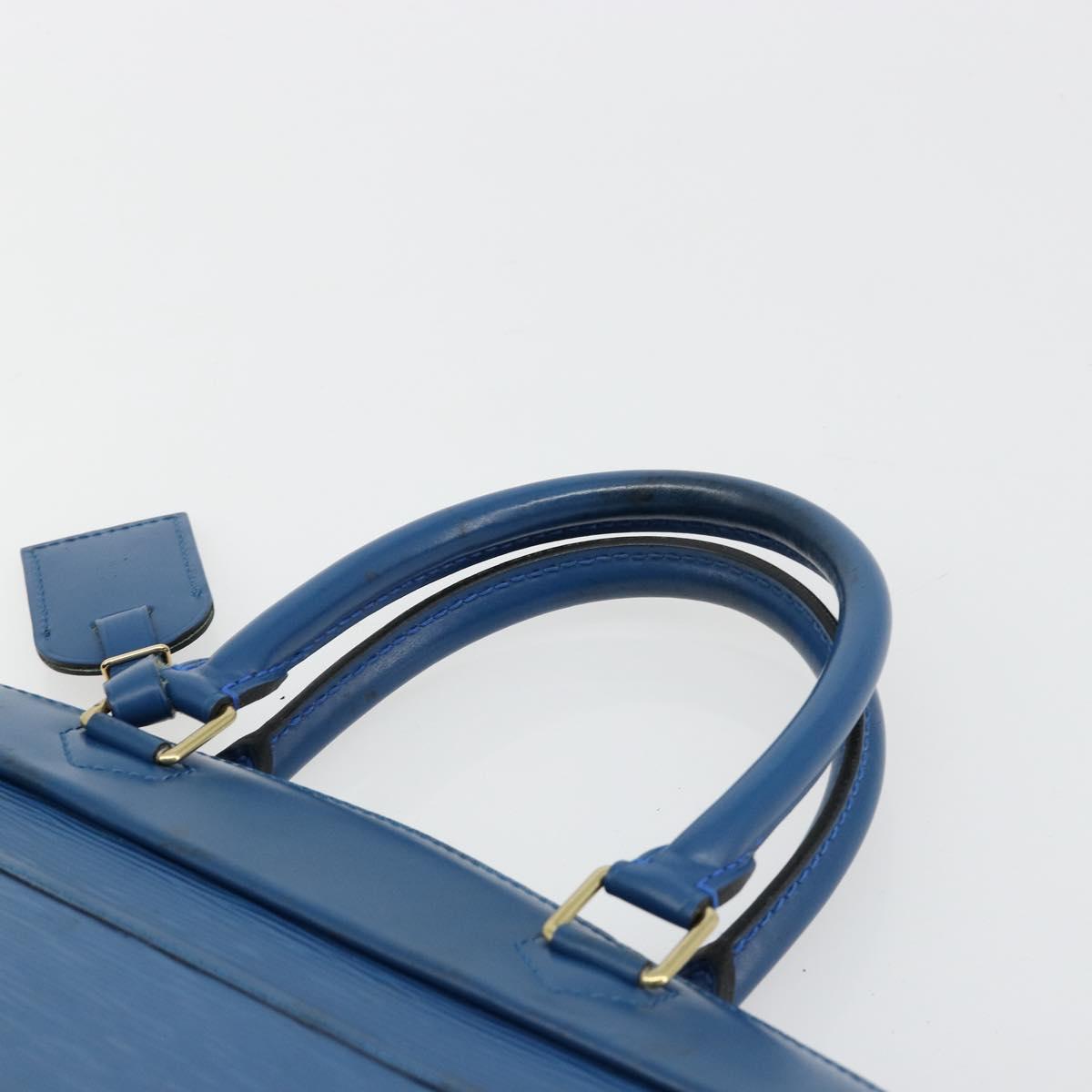 LOUIS VUITTON Epi Riviera Hand Bag Blue M48185 LV Auth 184363
