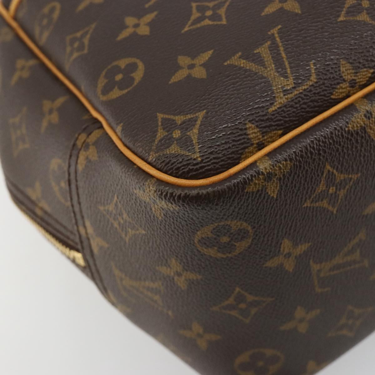 LOUIS VUITTON Monogram Deauville Hand Bag M47270 LV Auth 184364A
