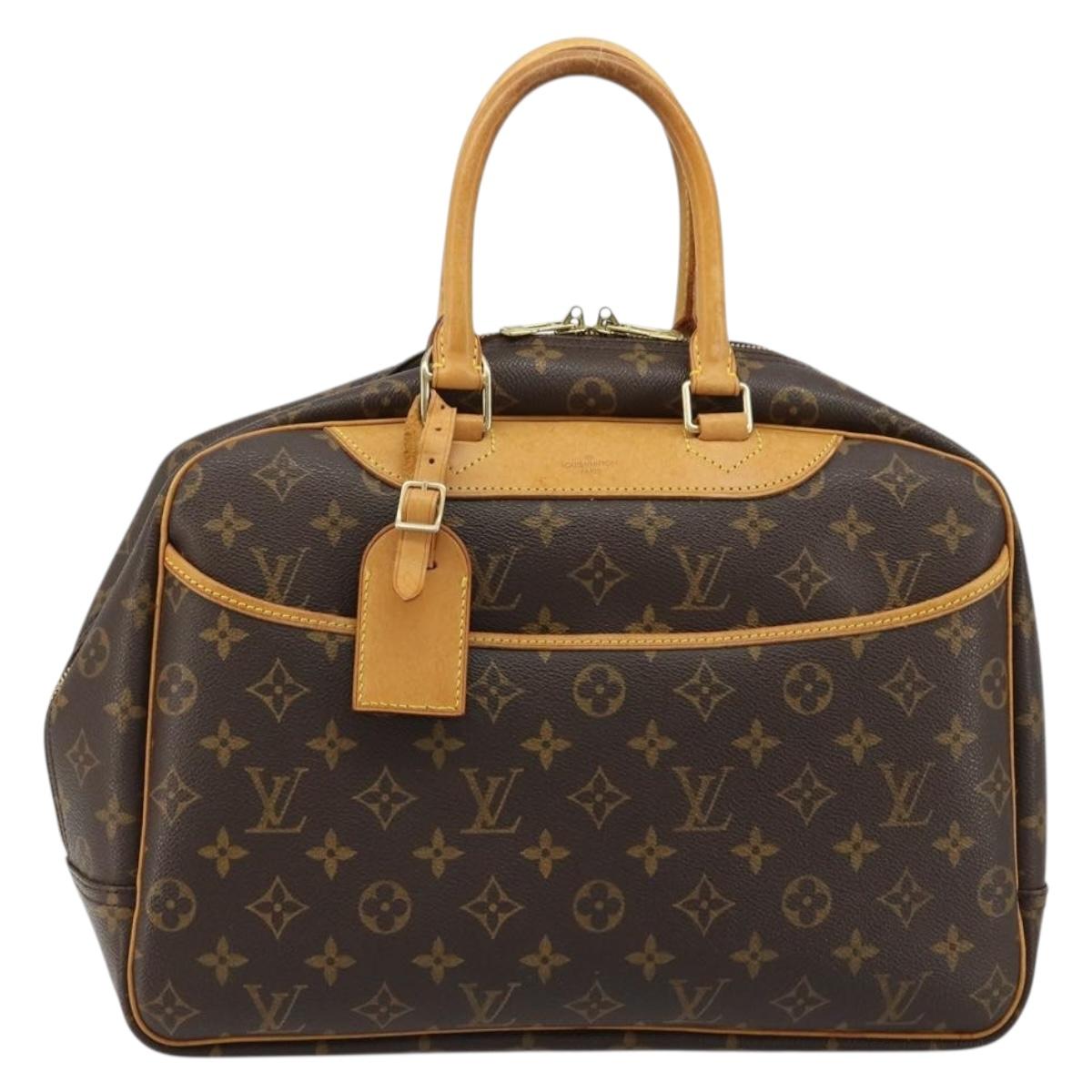 LOUIS VUITTON Monogram Deauville Hand Bag M47270 LV Auth 184364A
