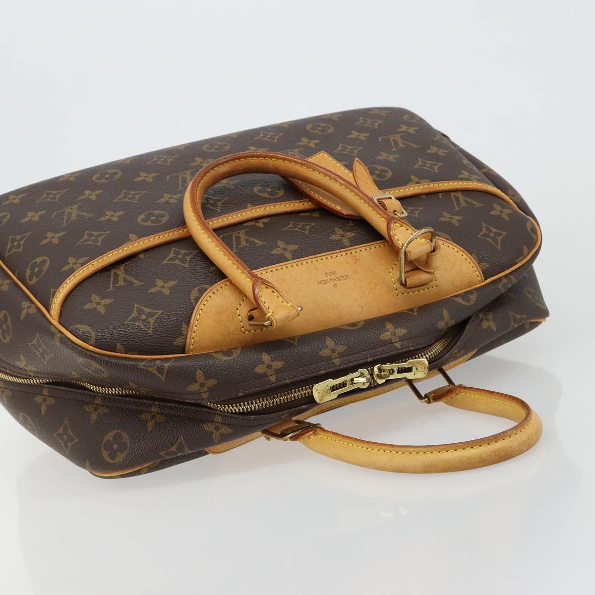 LOUIS VUITTON Monogram Deauville Hand Bag M47270 LV Auth 184364A