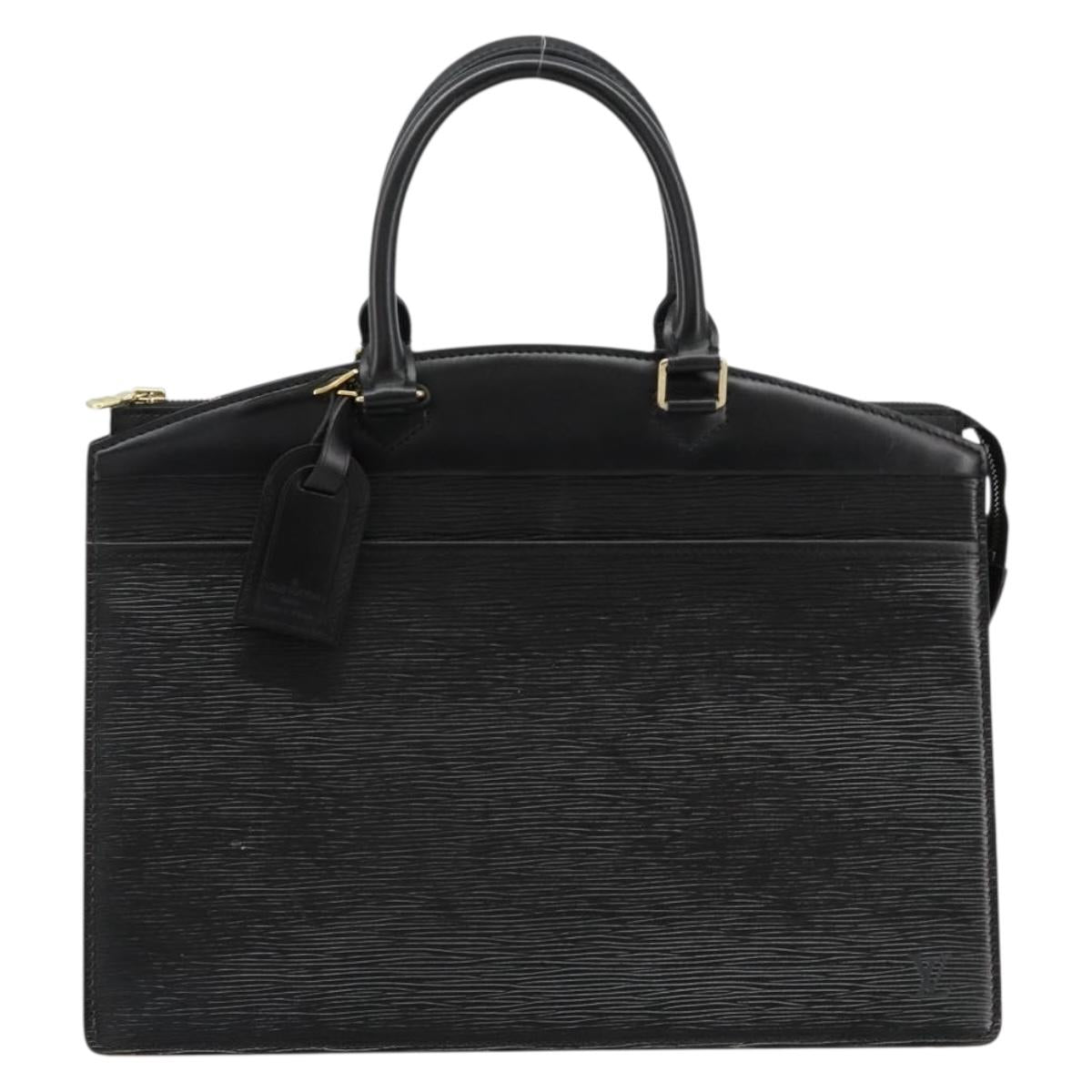 LOUIS VUITTON Epi Riviera Hand Bag Black M48182 LV Auth 184370