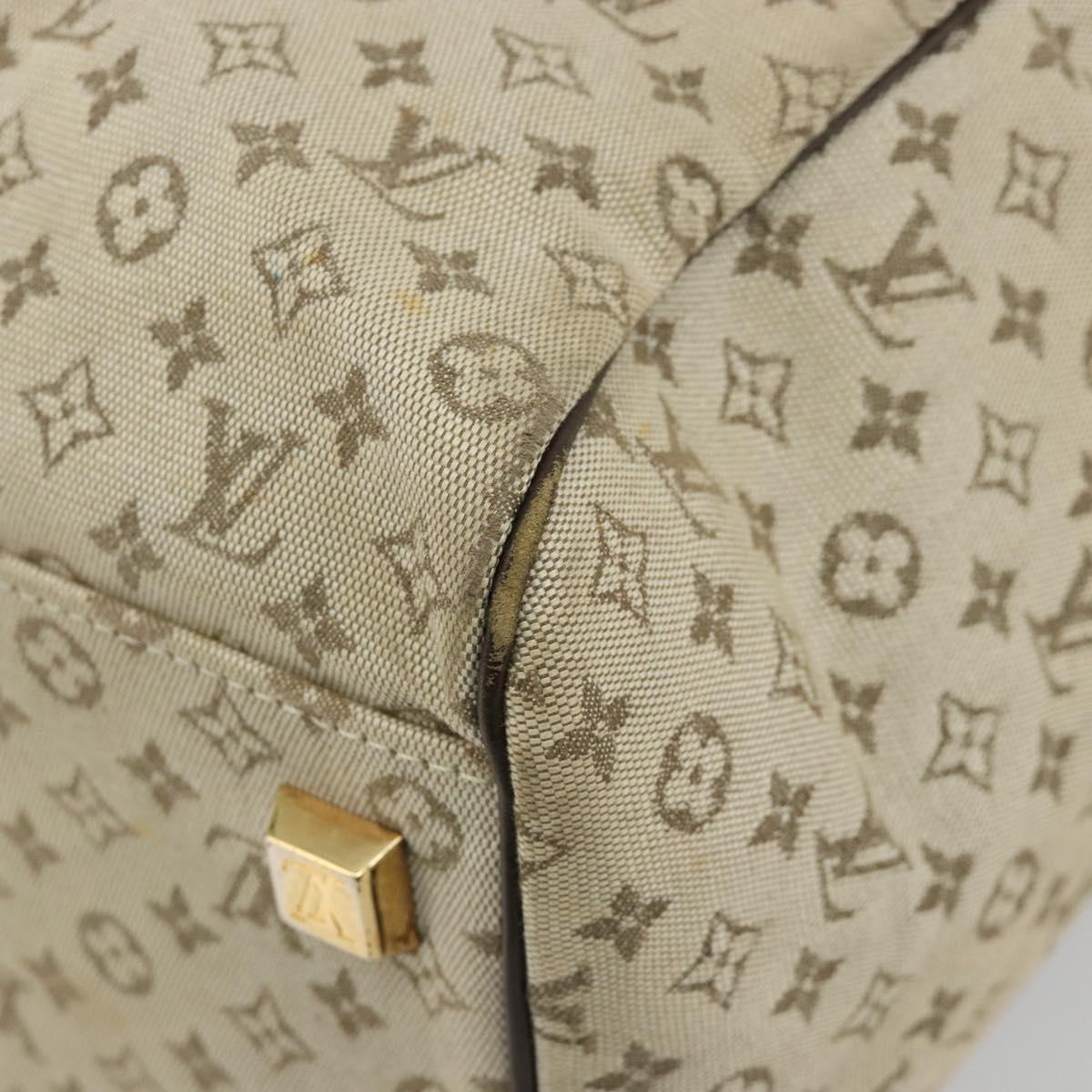 LOUIS VUITTON Monogram Mini Josephine PM Hand Bag Khaki M92215 LV Auth 184371