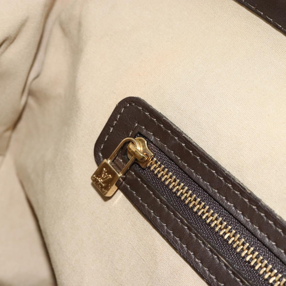 LOUIS VUITTON Monogram Mini Josephine PM Hand Bag Khaki M92215 LV Auth 184371