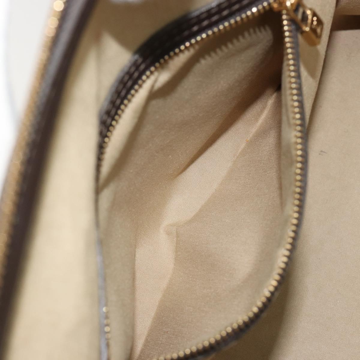 LOUIS VUITTON Monogram Mini Josephine PM Hand Bag Khaki M92215 LV Auth 184371