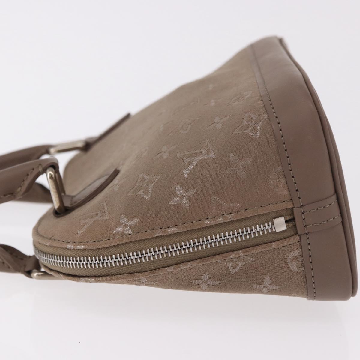 LOUIS VUITTON Monogram Satin Little Alma Hand Bag Gray M92147 LV Auth 184372
