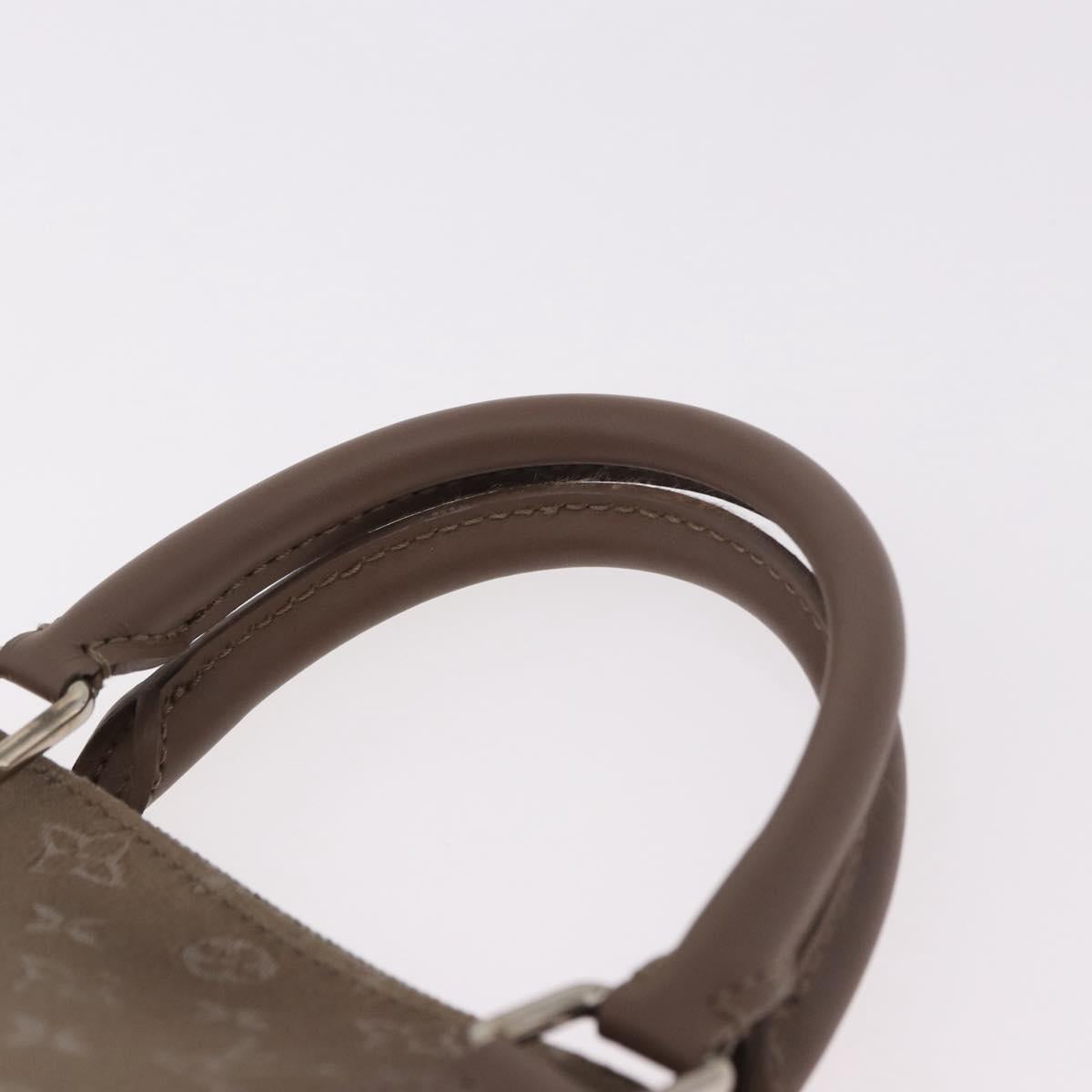 LOUIS VUITTON Monogram Satin Little Alma Hand Bag Gray M92147 LV Auth 184372