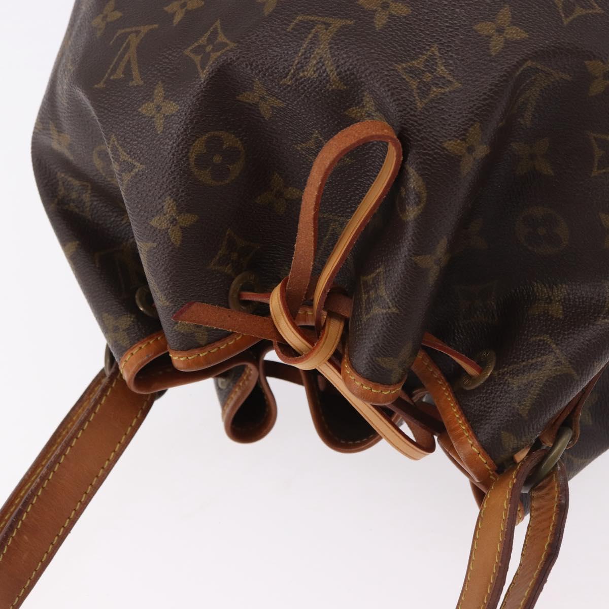 LOUIS VUITTON Monogram Petit Noe Shoulder Bag M42226 LV Auth 184376A