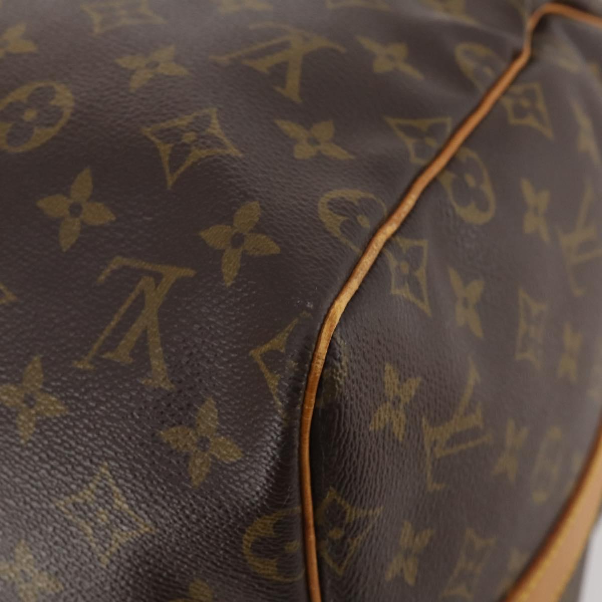 LOUIS VUITTON Monogram Keepall Bandouliere 55 Boston Bag M41414 LV Auth 184377