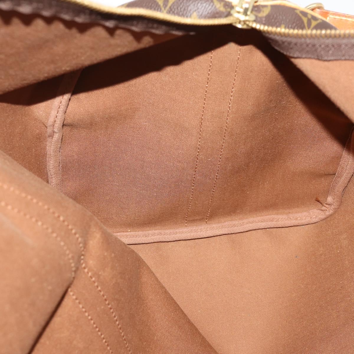 LOUIS VUITTON Monogram Keepall Bandouliere 55 Boston Bag M41414 LV Auth 184377