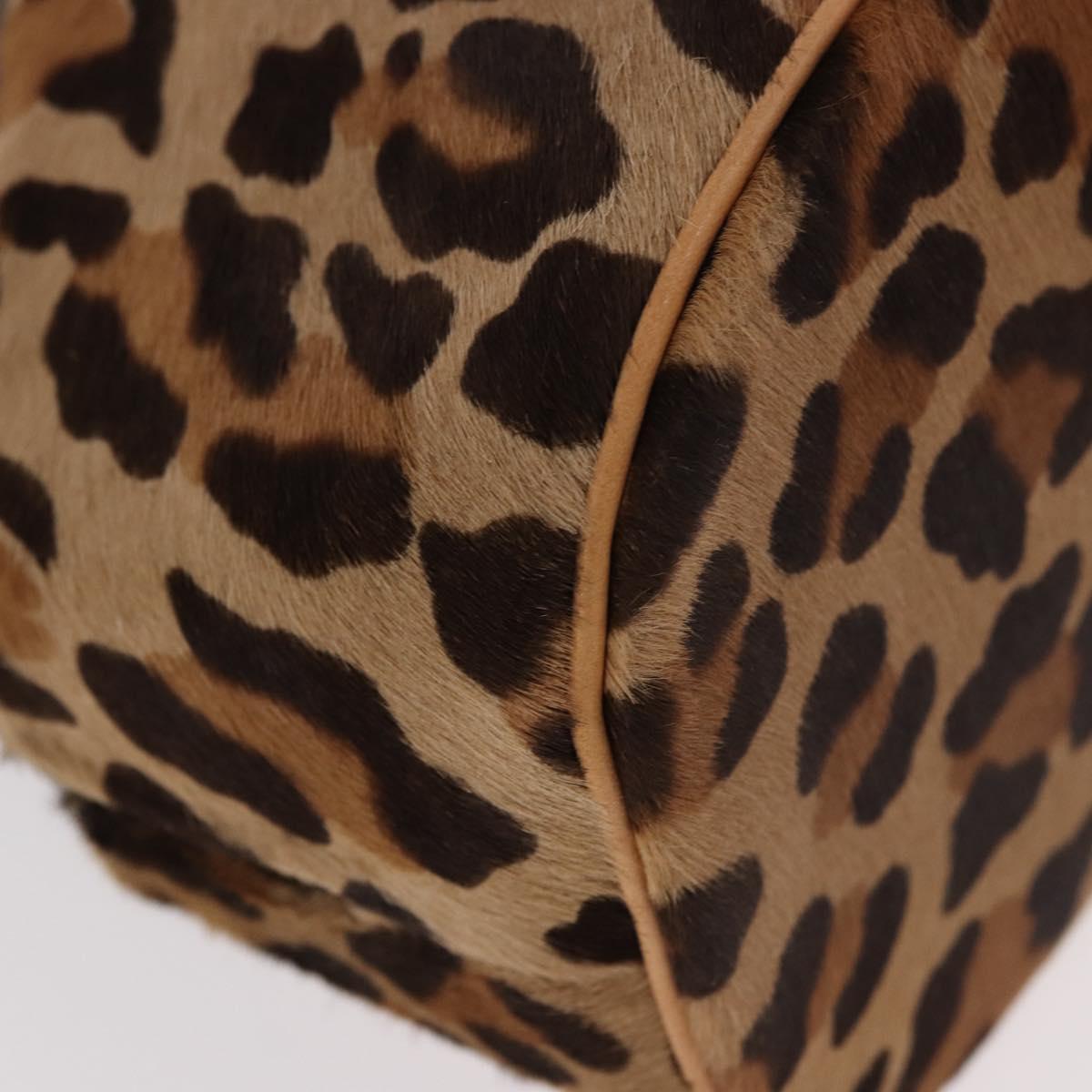 LOUIS VUITTON Monogram Leopard Azzedine Alaia Alma Bag M99032 Auth 184381SAM