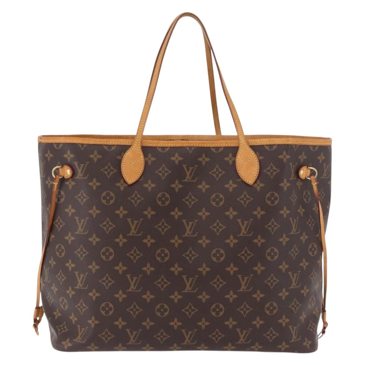 LOUIS VUITTON Monogram Neverfull GM Tote Bag M40157 LV Auth 184382V