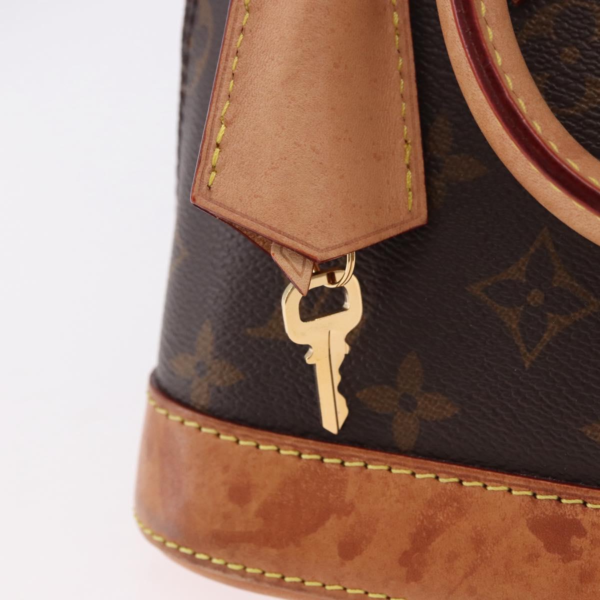 LOUIS VUITTON Monogram Alma BB Hand Bag 2way M53152 LV Auth 184390A