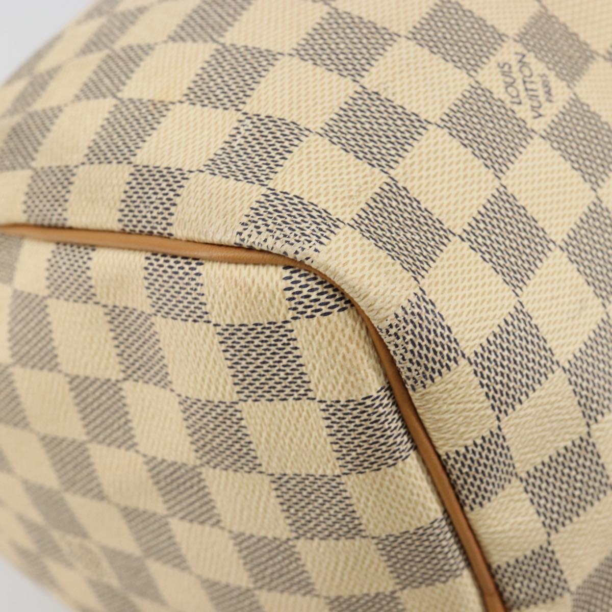 LOUIS VUITTON Damier Azur Speedy 30 Hand Bag N41533 LV Auth 184391A