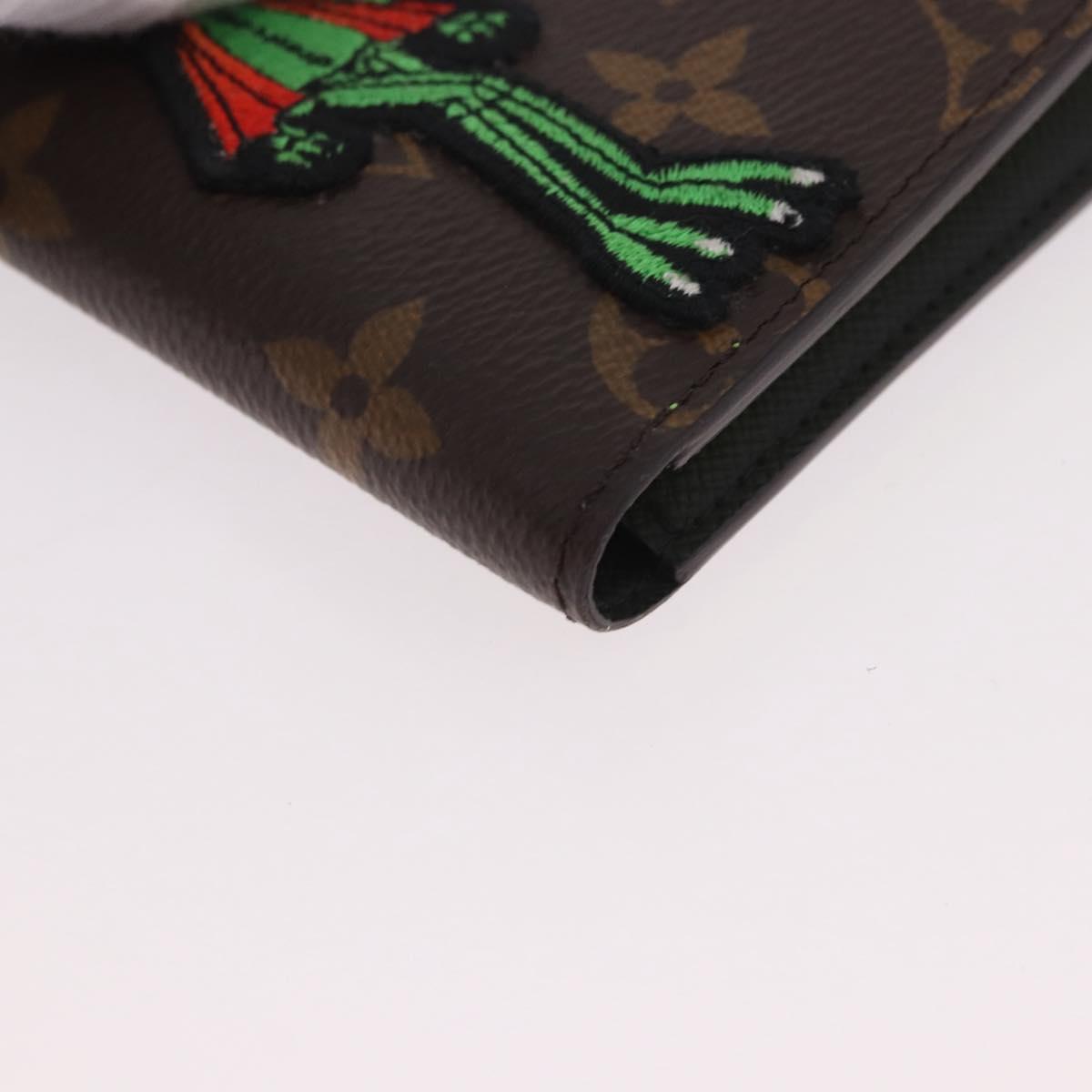 LOUIS VUITTON Animal Monogram Portefeuille Slender NM M80156 Auth 184392SM
