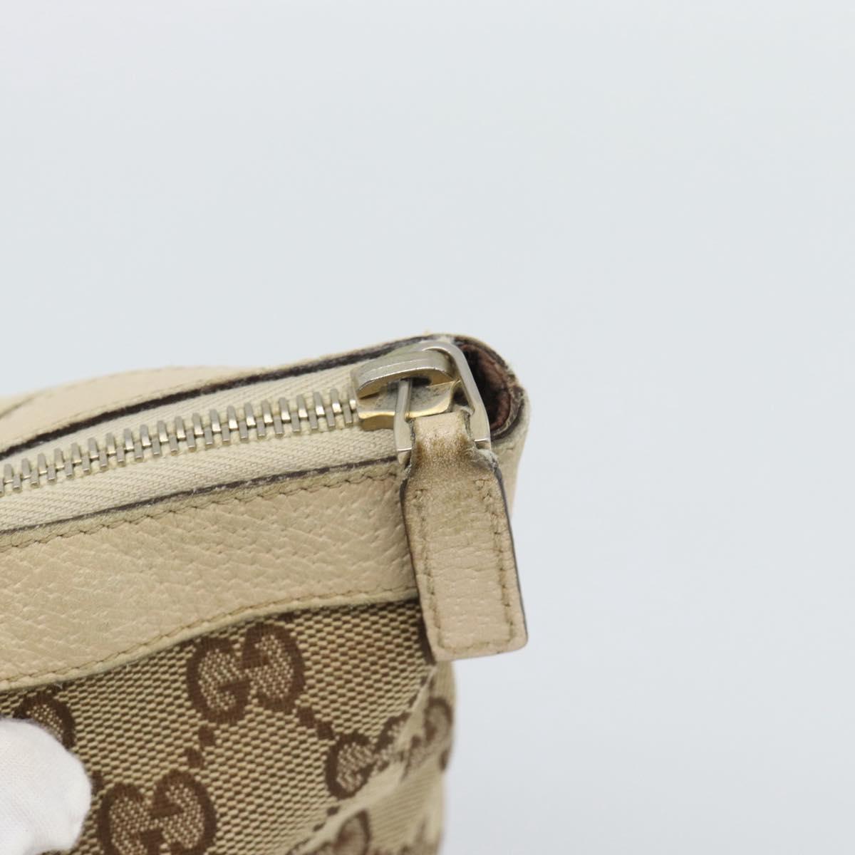 GUCCI GG Canvas Abbey Tote Bag Beige Gold 141470 Auth 184405