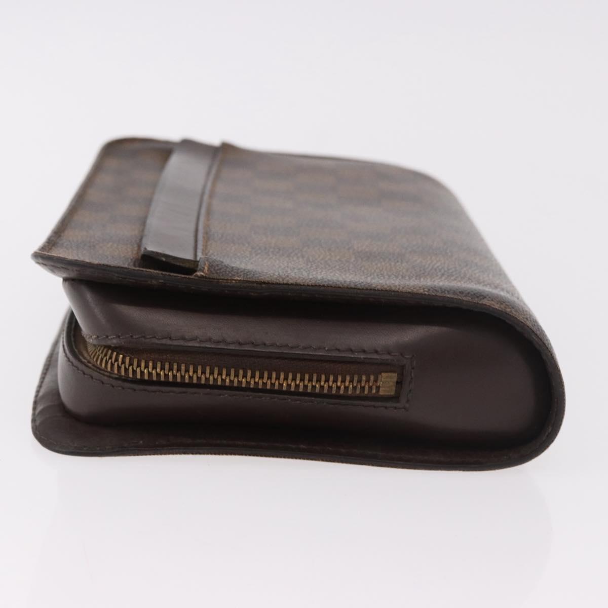 LOUIS VUITTON Damier Ebene Saint Louis Clutch Bag N51993 LV Auth 184411